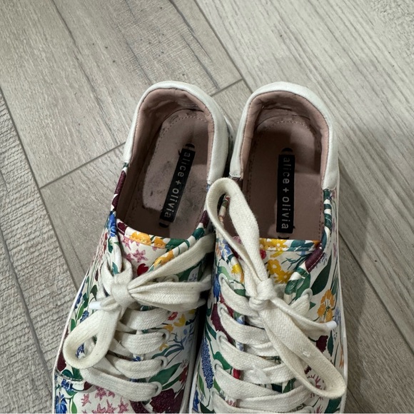 Alice + Olivia Floral Print Sneakers - Picture 2 of 5